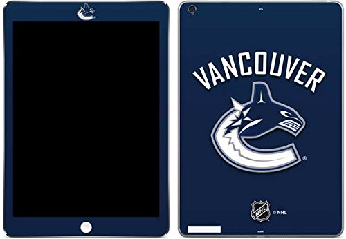 Officially Licensed NHL Vancouver Canucks iPad Air Skin Decal - Durable Protective Vinyl Cover with Solid Background Design | Perfect for School, Work & Travel