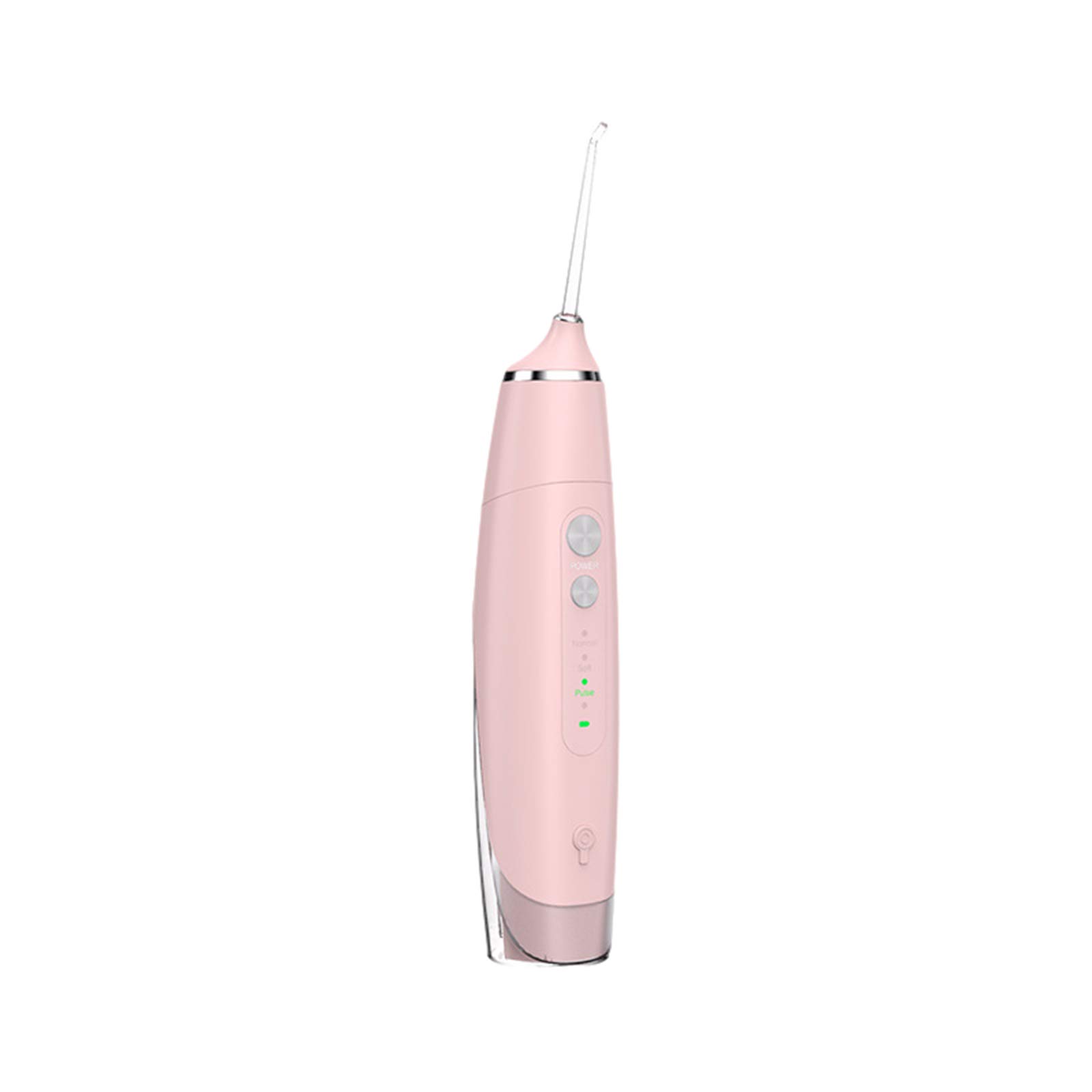AWJK Cordless Water Flosser for Teeth Cleaning - 150ML Portable Oral Irrigator with 3 Modes, 4 Jet Tips & IPX7 Waterproof - USB Rechargeable Dental Water Pick for Travel, Office & Home Use - Pink (Ideal for Braces, Implants & Gum Care)