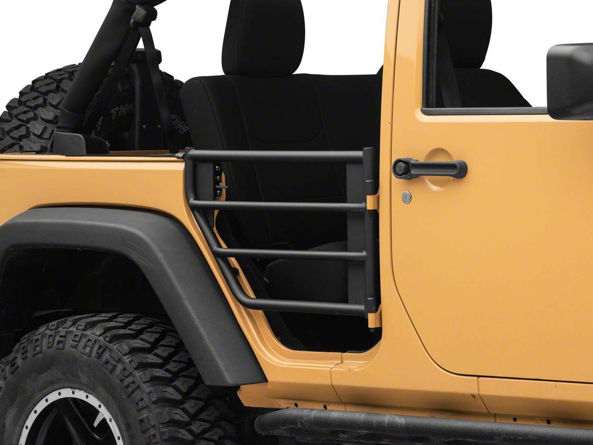 Barricade Tubular Adventure Doors for 2007-2018 Jeep Wrangler JK 4-Door - Rear Compatible Off-Road Accessories for Enhanced Safety & Style | Perfect for Trail Riding & Outdoor Adventures