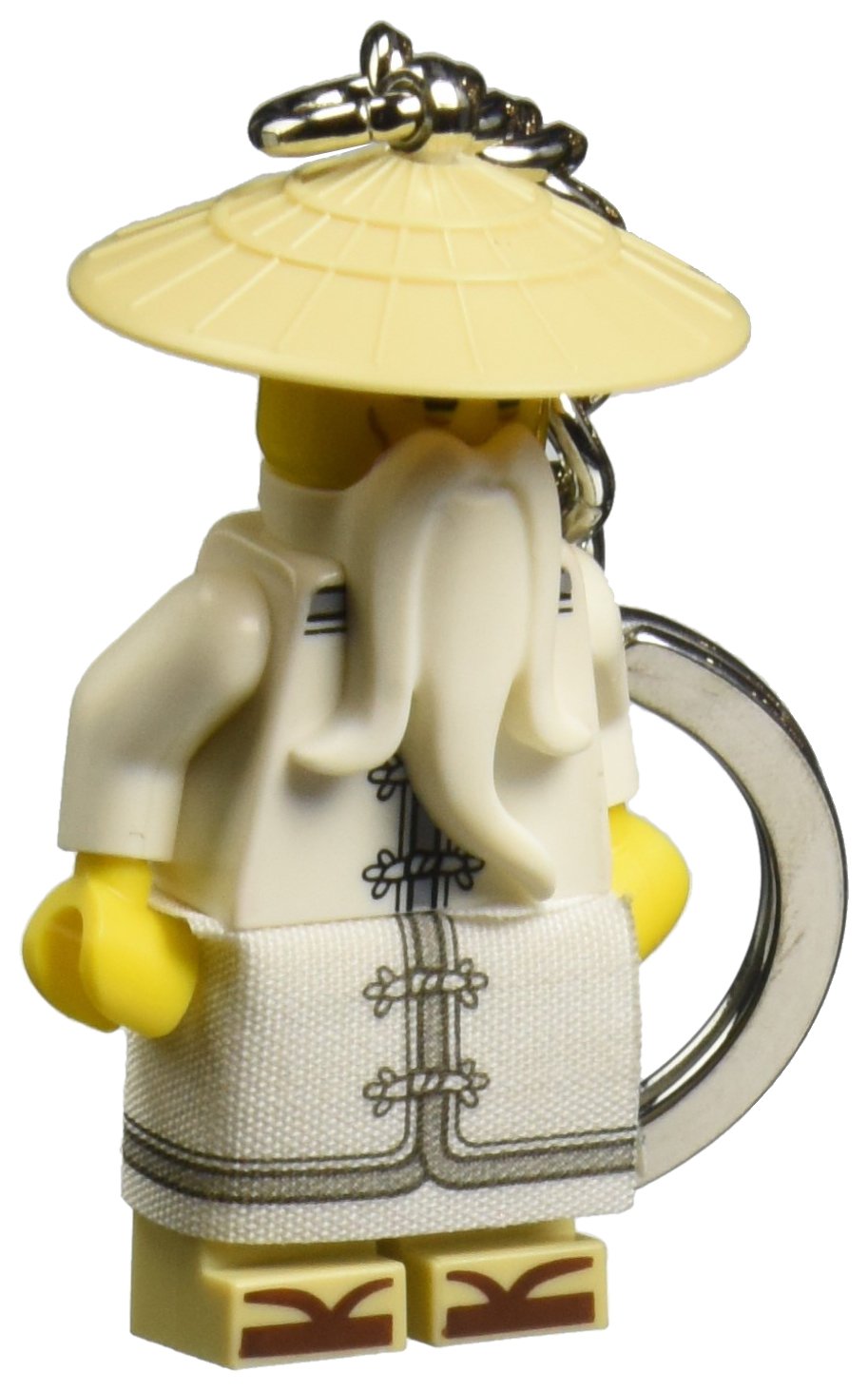 LEGO The Ninjago Movie Master Wu Keychain 5004915 - Official Collectible Keyring for Fans, Gifts & Backpacks