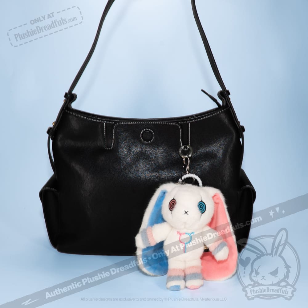 Plushie Dreadfuls Gender Dysphoria Rabbit Plush Keychain - Soft Stuffed Animal Toy for Mental Health Awareness, LGBTQ+ Support & Emotional Comfort | Perfect for Backpacks, Gifts & Therapy