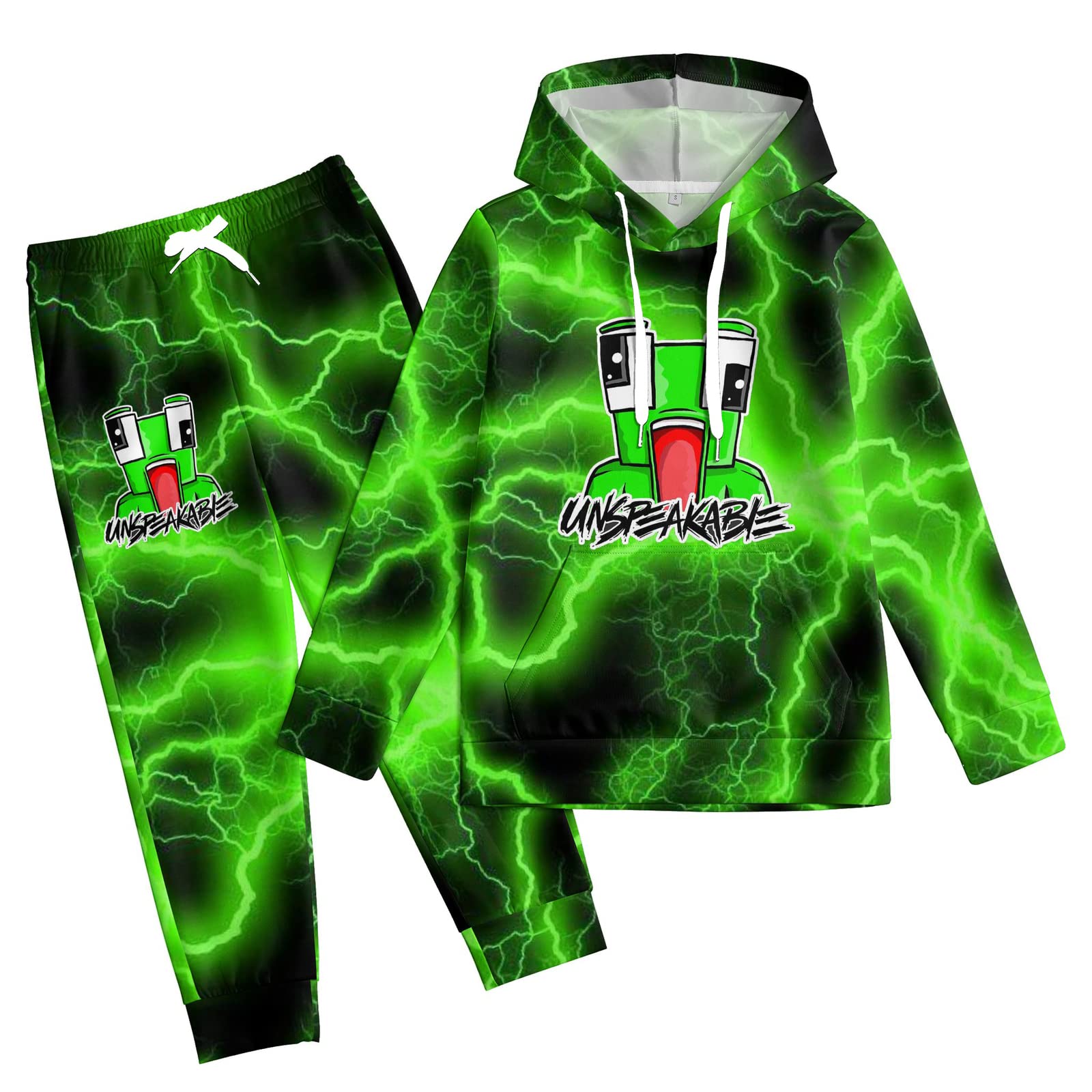 **Boys and Girls Hoodie and Sweatpants Set - Comfortable Tracksuit for Kids - Perfect for Sports, Gym, and Casual Wear**