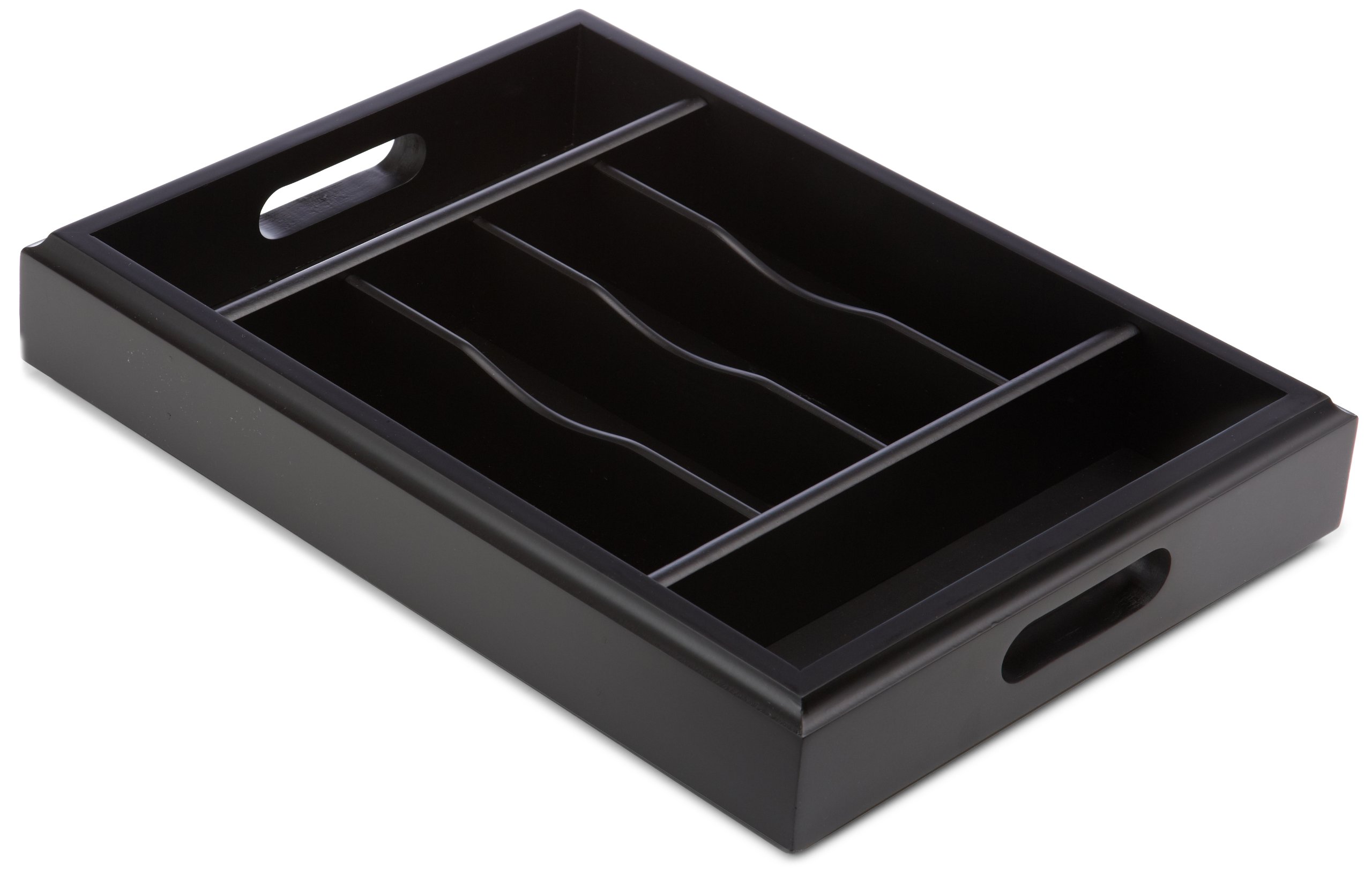 Cambridge Silversmiths Black Serving Tray for Dining & Decor