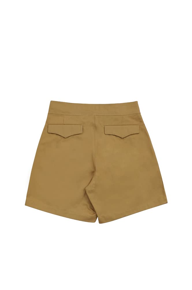 WW2 German Luftwaffe DAK Tropical Afrikakorps Sand Short Pants - Authentic WWII Military Replica for Collectors & Reenactment | Perfect for Historical Events, Cosplay & Display