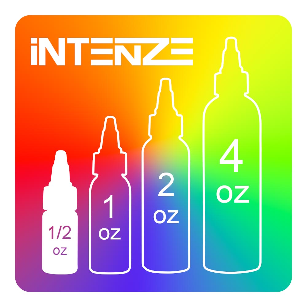 Intenze Tattoo Ink 1/2oz Bottle - Professional Tattoo Supplies - Choose Your Color - Perfect for Tattoo Artists & Body Art Enthusiasts
