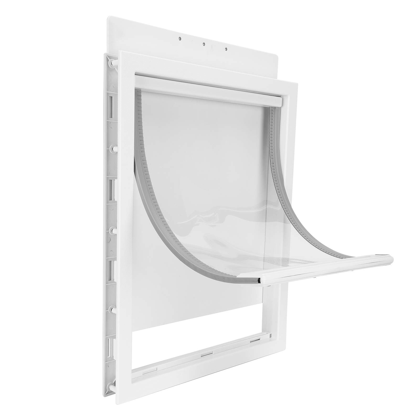Automatic Closing PVC Pet Door for Large Dogs & Cats - Magnetic Secure Wall Entry Pet Door (XL Size) | Indoor & Outdoor Use for Home Security & Convenience