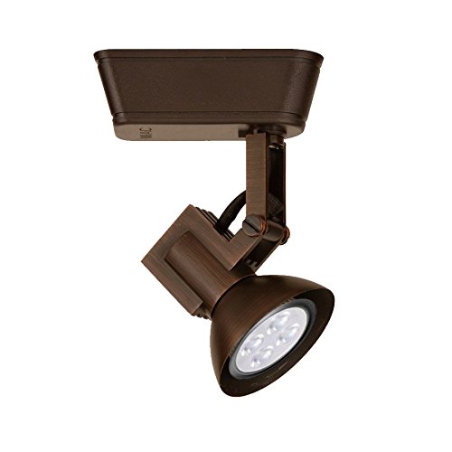 WAC Lighting JHT-856LED-AB Radiant Low Voltage LED Track Light Fixture 120V - Perfect for Modern Home, Retail & Gallery Lighting