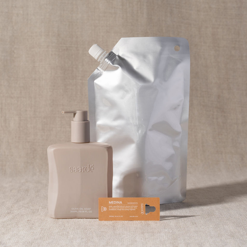 Medina Hand and Body Wash Refill - 900ml | Gentle Moisturizing Cleanser for All Skin Types | Perfect for Home, Gym & Travel Use