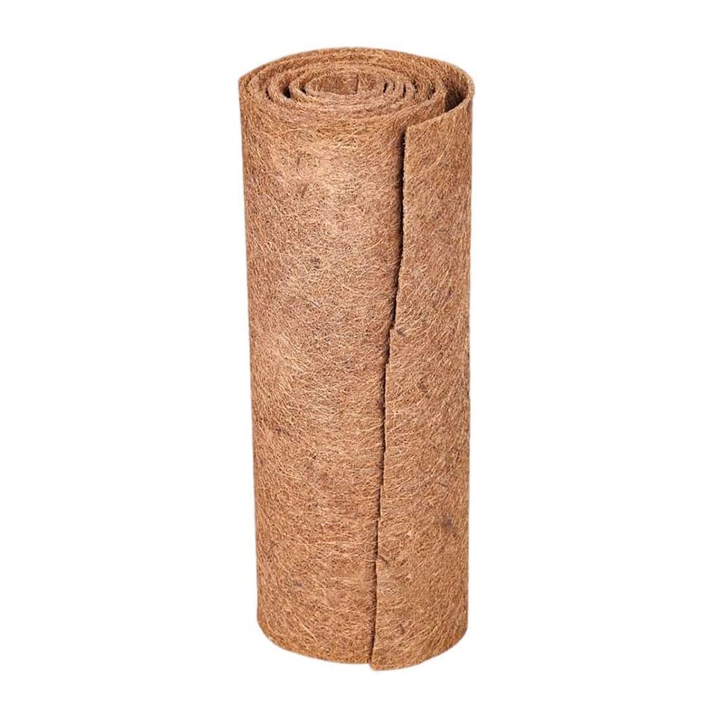 Natural Coconut Fiber Mat Roll - Eco-Friendly Coco Coir Carpet for Reptile Tanks, Flower Pots & Home Decor | Durable, Biodegradable Floor & Liner Matting (Bulk Size) - Perfect for Terrariums, Garden Planters & Pet Habitats