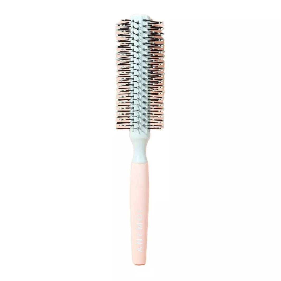 ANEMOI Round Hair Brush for All Hair Types - Professional Styling & Detangling Comb - Quick Hair Setting Design - Perfect for Blowouts, Curling & Everyday Use