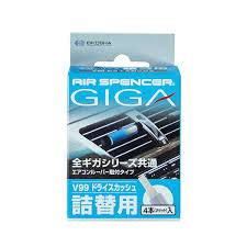 Eikosha Air Spencer GIGA Refill Cartridge - Long Lasting Car Air Freshener for Fresh Scent | Perfect for Home, Office, and Vehicle Use