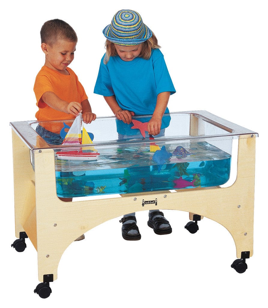 Clear Sensory Table for Kids - Transparent Sensory Bin for Toddlers & Preschoolers - Perfect for Sensory Play, Learning Activities & Classroom Use
