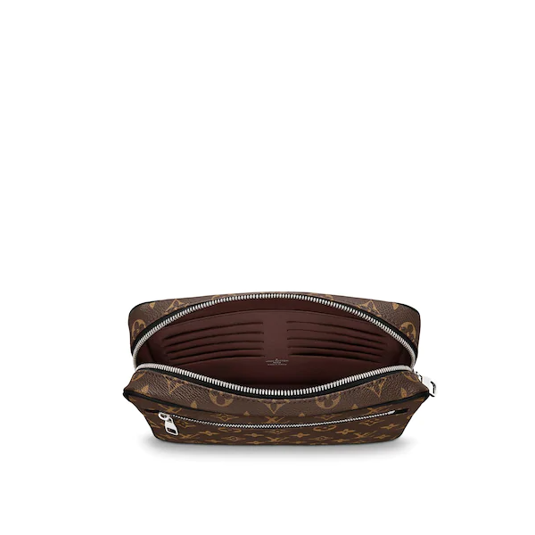 LV Kasai Clutch Monogram Macassar Canvas Crossbody Bag - Luxury Designer Handbag for Women, Perfect for Evening Parties & Date Nights