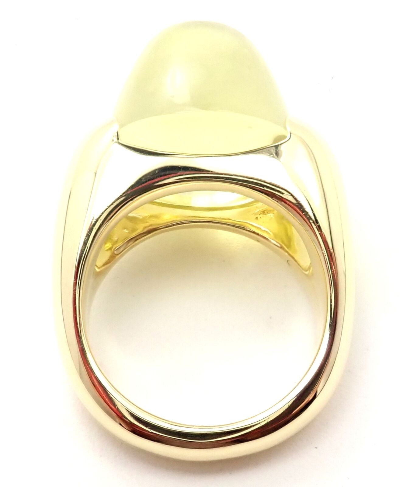 Authentic Ippolita 18k Yellow Gold Lemon Citrine Ring - Elegant Statement Jewelry for Women, Perfect for Weddings, Parties & Special Occasions