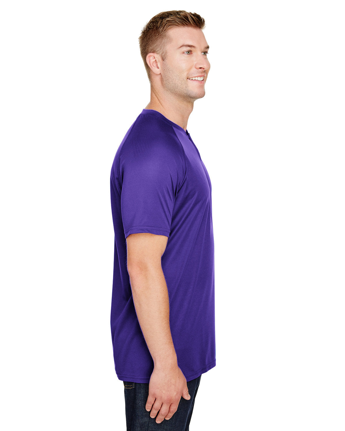 Augusta Sportswear AG1565 Adult Attain 2-Button Baseball Jersey - Comfortable & Durable for Baseball Games, Team Uniforms & Sports Events