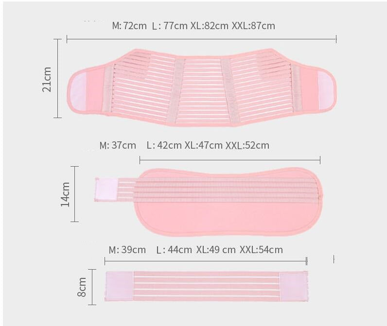 Maternity Adjustable Belly Support Belt for Pregnant Women - Comfortable Pregnancy Waistband for Back Pain Relief, Postpartum Recovery & Daily Wear