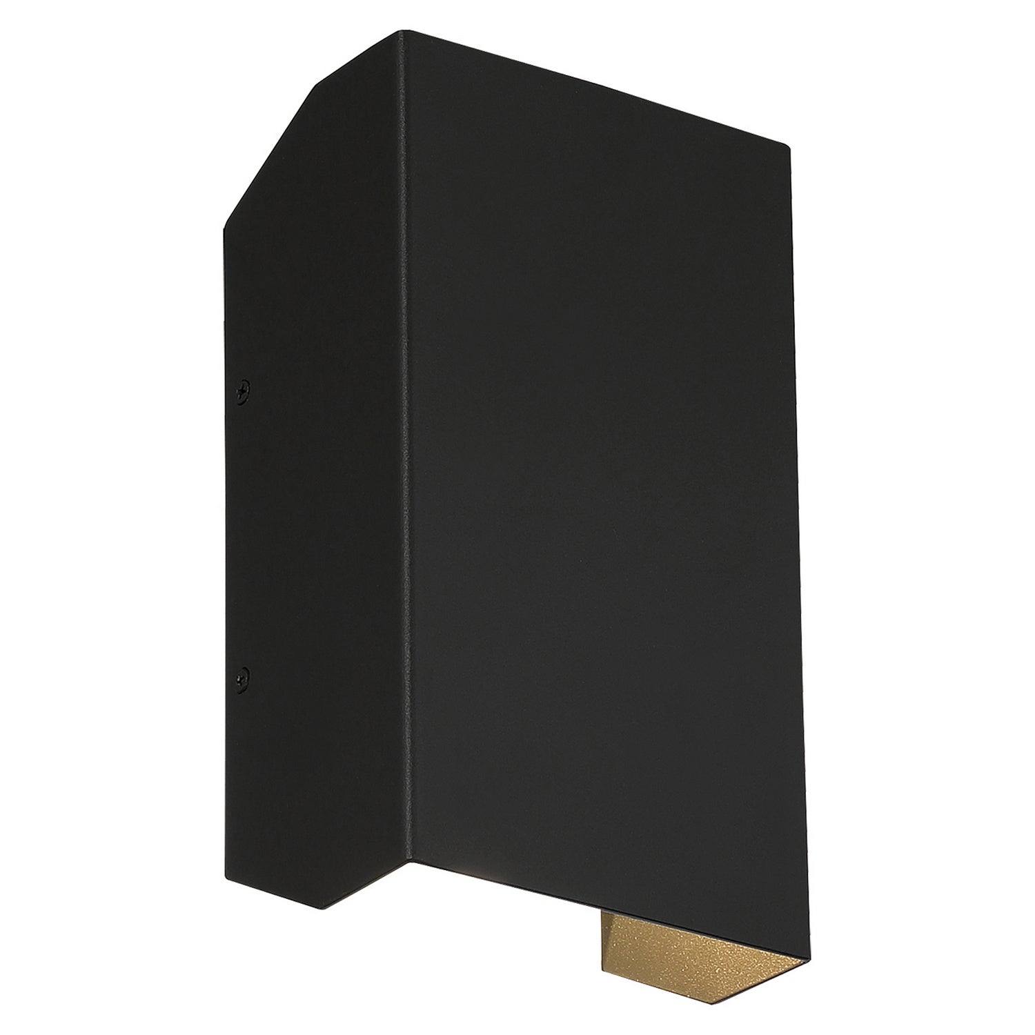 Amora 6 Inch LED Outdoor Wall Sconce - Black Finish - Waterproof Exterior Light Fixture for Porch, Patio, Garage & Garden Lighting