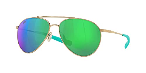 Shiny Gold/Copper Green Mirrored Polarized 580p