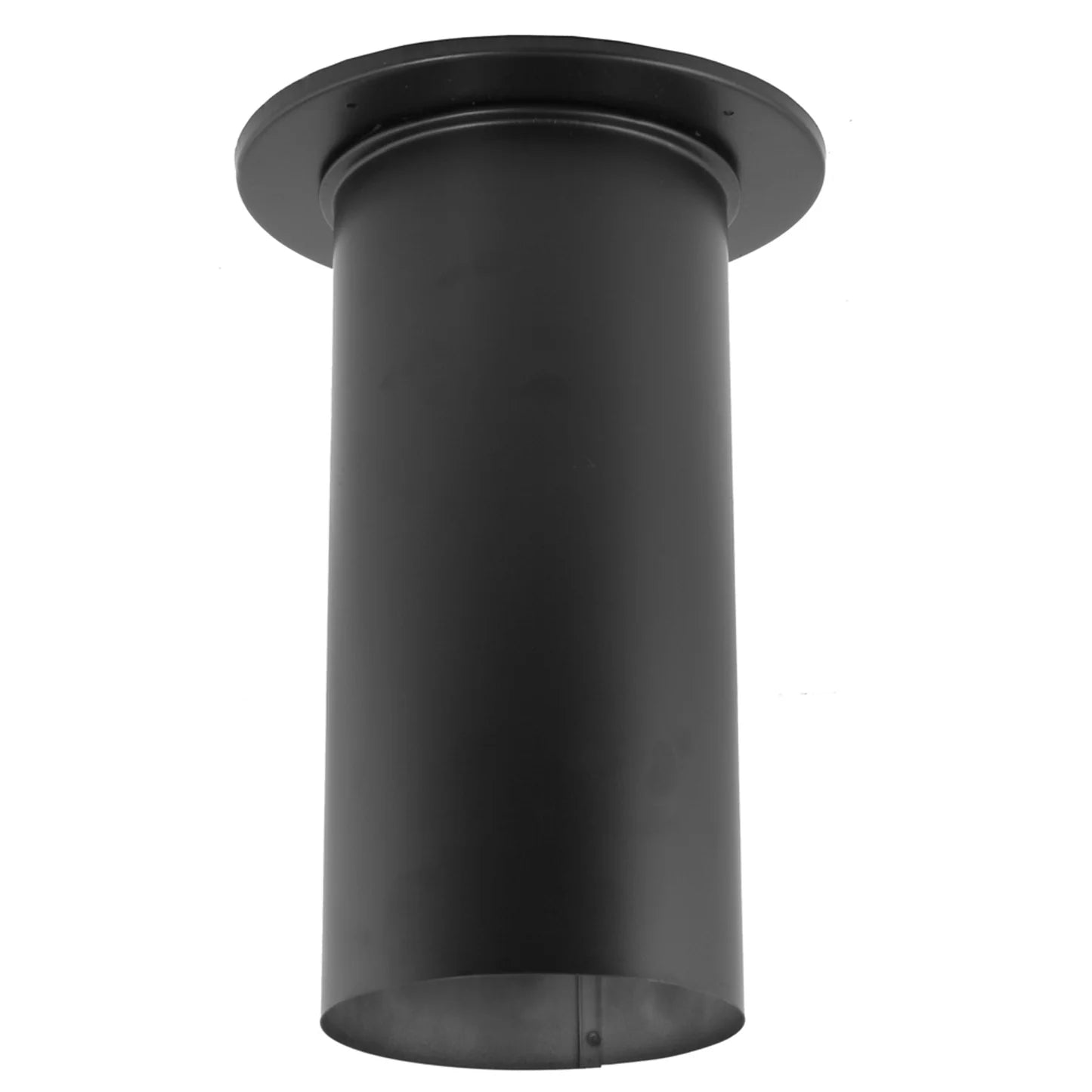 DuraVent DuraBlack Slip Connector with Trim - High-Quality Stove Pipe Adapter for Wood Stove & Pellet Stove Installation - Perfect for Home Heating Systems & Fireplace Venting