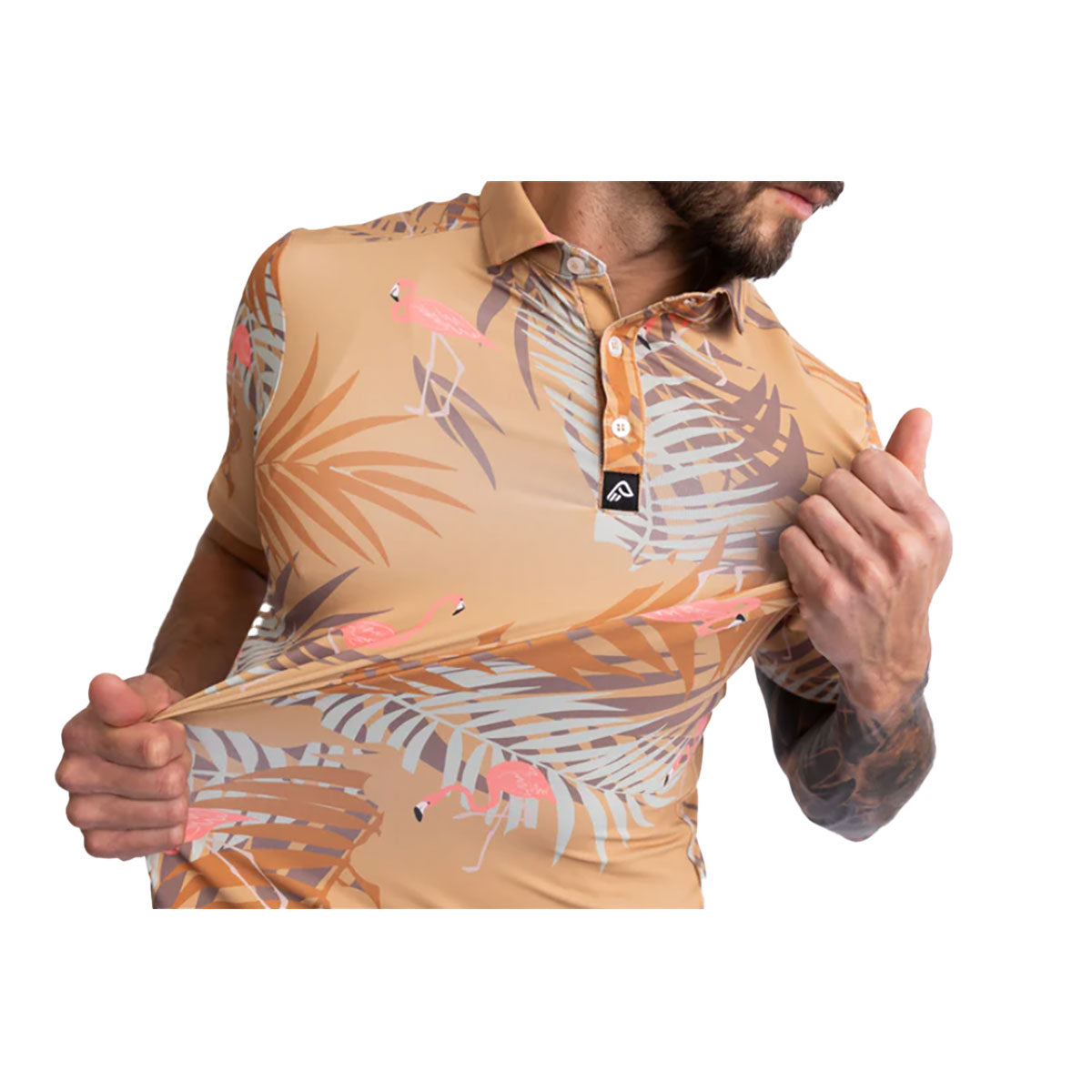 Easy Eagle Men's Golf Polo Shirt - Moisture Wicking, UV Protection & Breathable for Comfort on the Golf Course