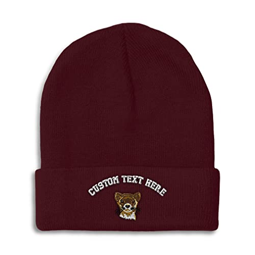Burgundy Personalized Text Here
