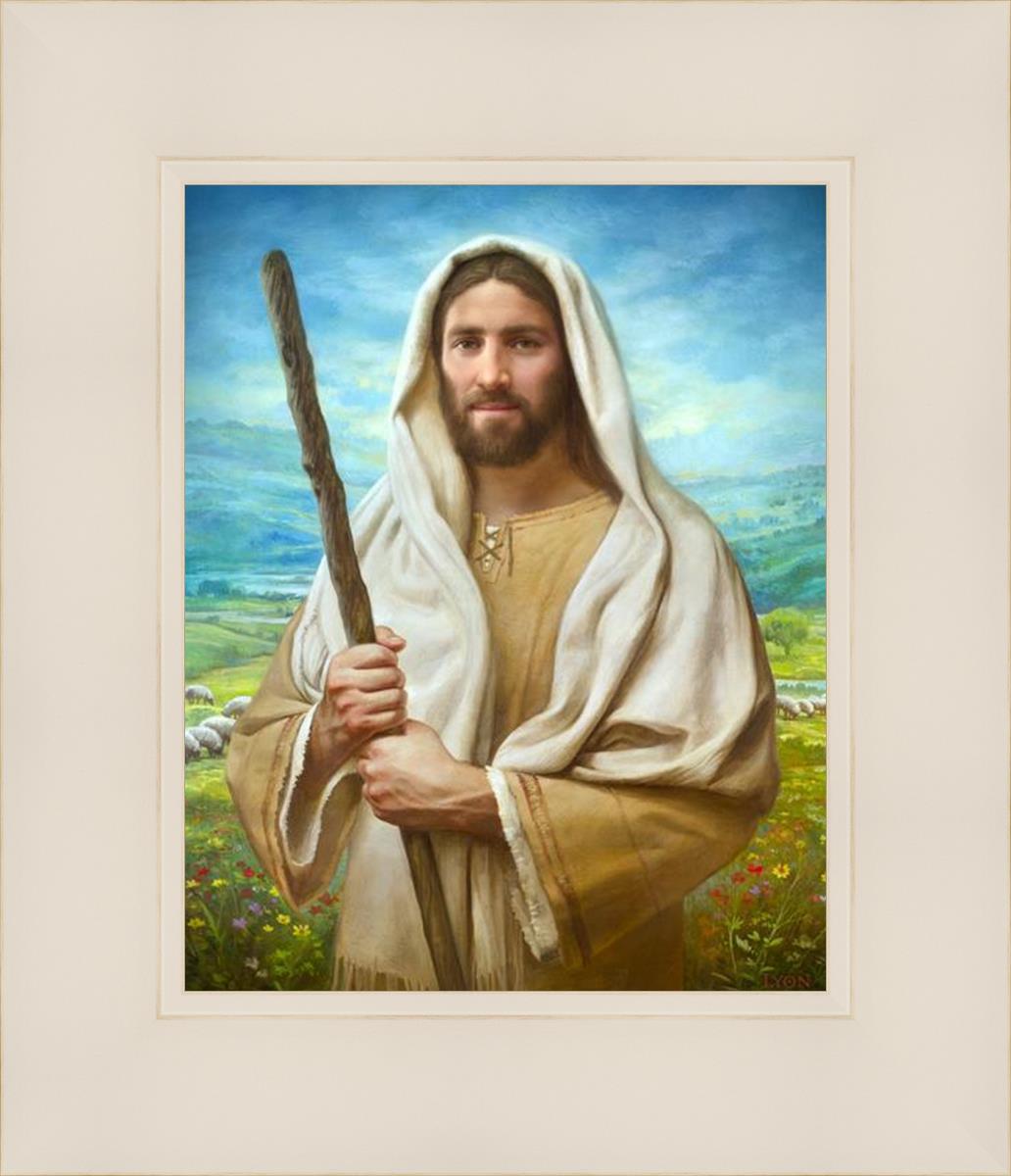Feed My Sheep by Howard Lyon - Inspirational Christian Art Print for Home, Office & Church Decor - Perfect for Gifts & Spiritual Encouragement