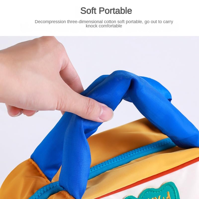 Large Travel Makeup Bag - Waterproof Cosmetic Organizer with Multiple Pockets, Portable Toiletry Case for Women | Perfect for Gym, Sports, Vacation & Daily Use (Yellow)