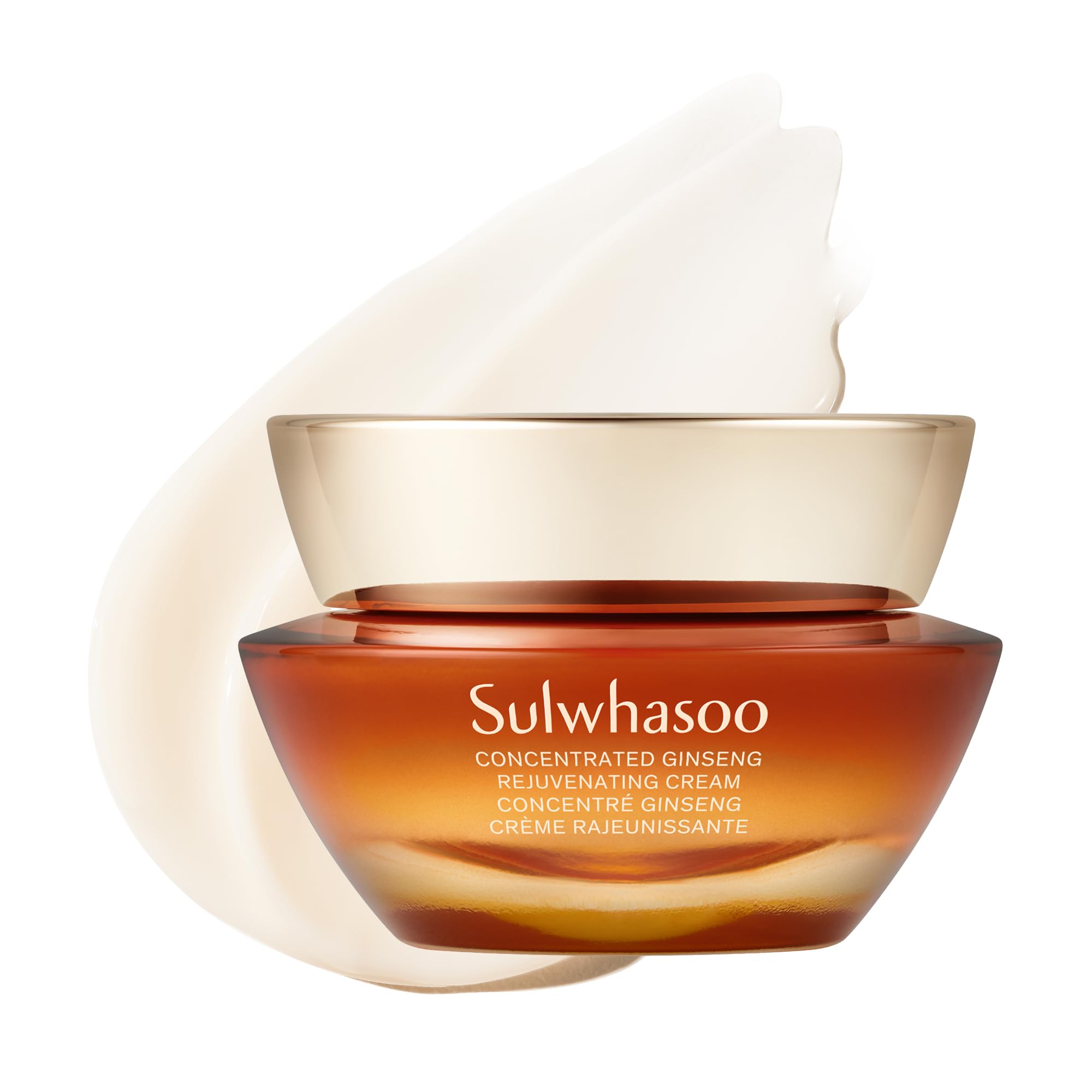 Sulwhasoo Concentrated Ginseng Rejuvenating Cream - Korean Anti-Aging Face Moisturizer with Ginseng, Peptides & Vitamin C for Wrinkles, Hydration & Youthful Skin | Day & Night Cream for Dry, Mature Skin | Luxury Skincare Gift Set