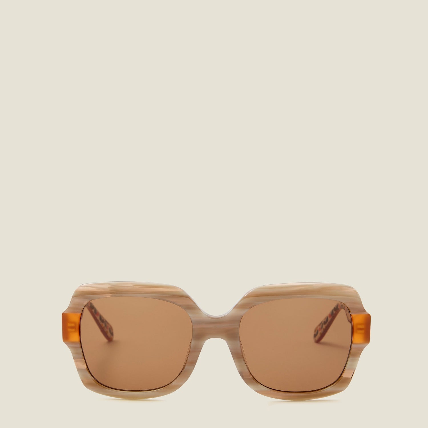Geranium Sunglasses for Women - Trendy Taupe Marble Frame UV Protection - Perfect for Beach, Driving & Outdoor Activities