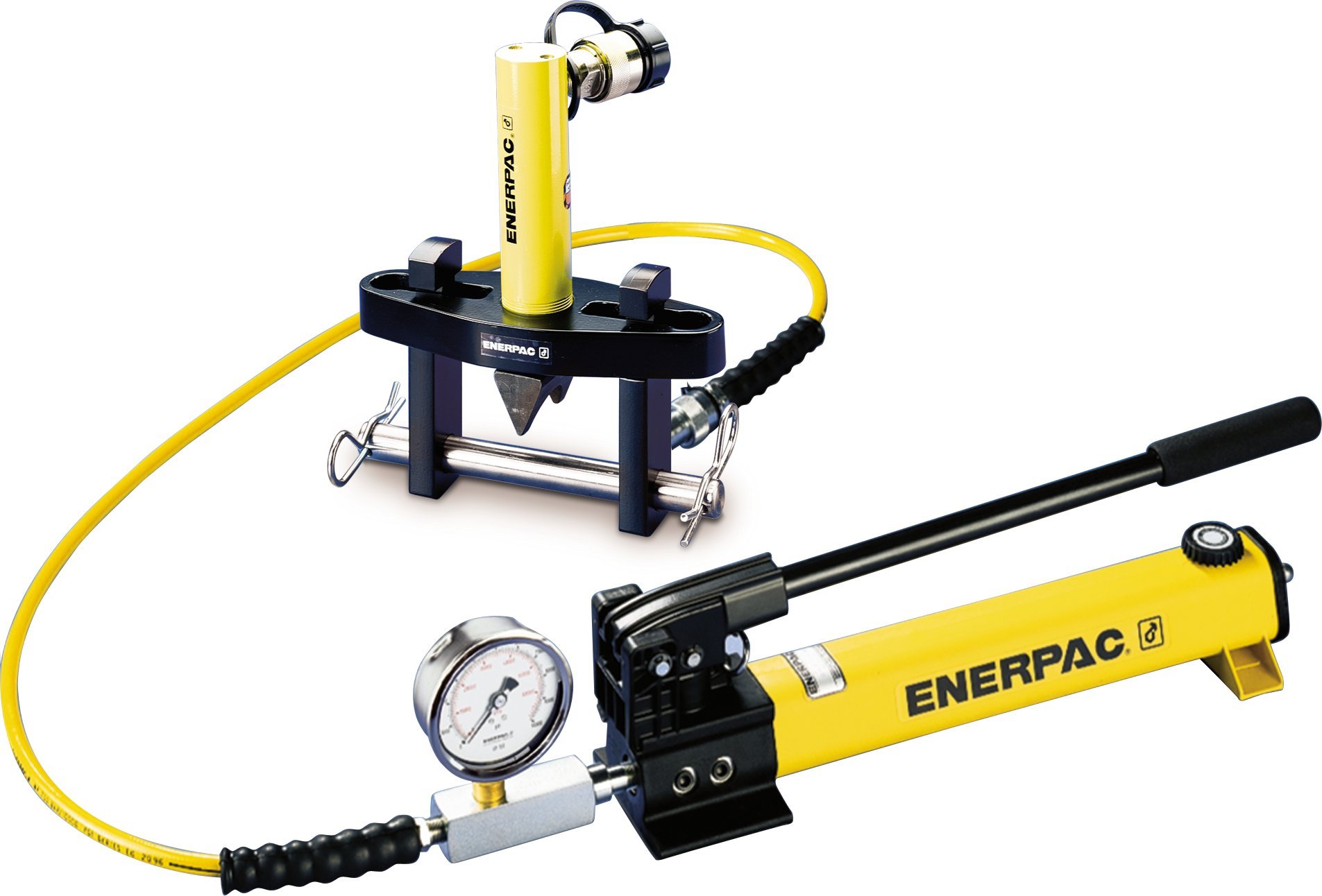 Enerpac STF-14H Hydraulic Bolting Tool Pump Set with FSH-14 Spreader & P392 Hand Pump - Heavy Duty Industrial Fastening for Construction & Maintenance
