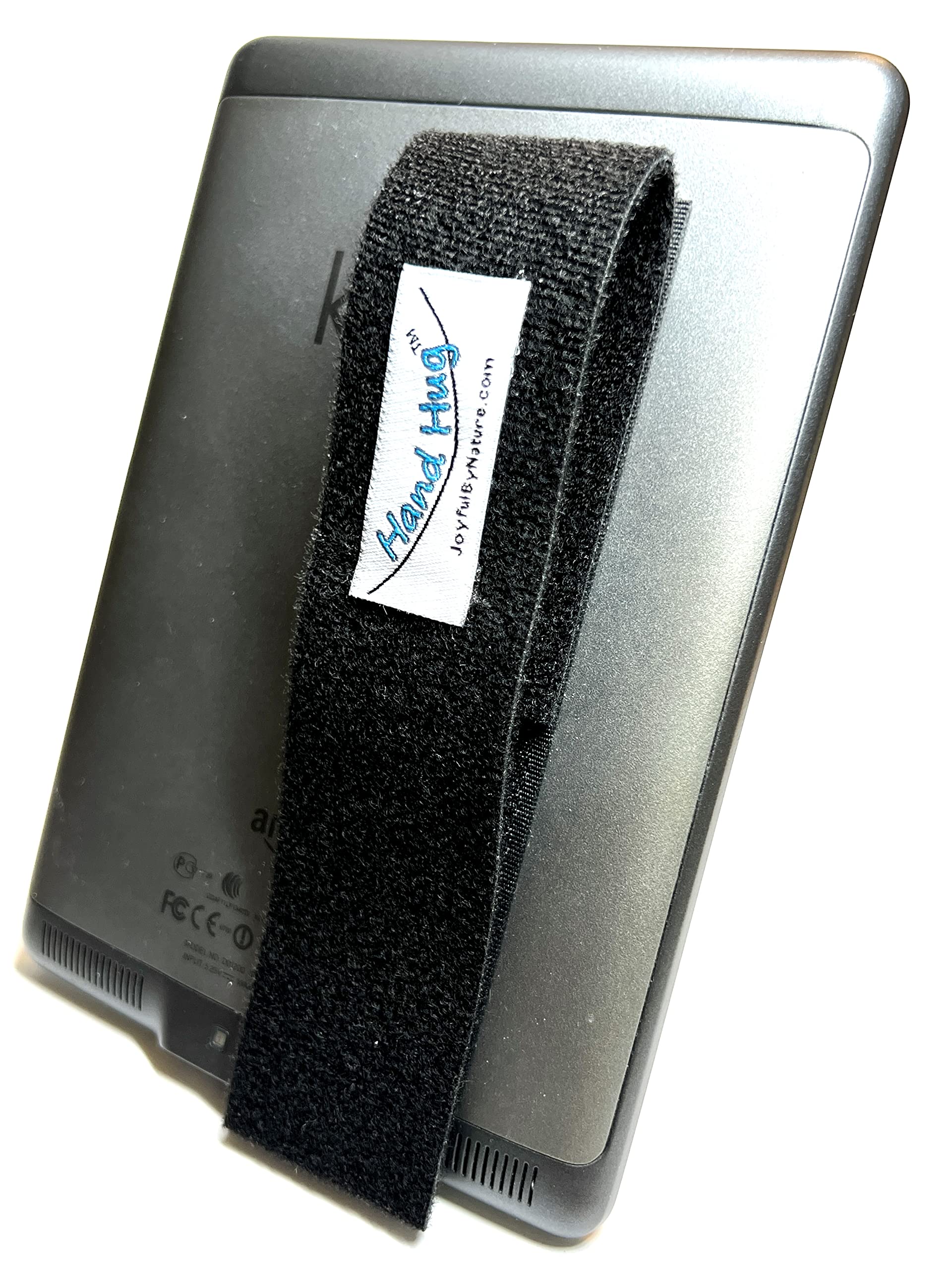 HandHug™ Tablet Grip Holder for Kindle, Nook & Small Tablets - Ergonomic Handle Strap for One-Handed Reading, Gaming & Browsing - Perfect for Commuting, Travel & Bedtime Use