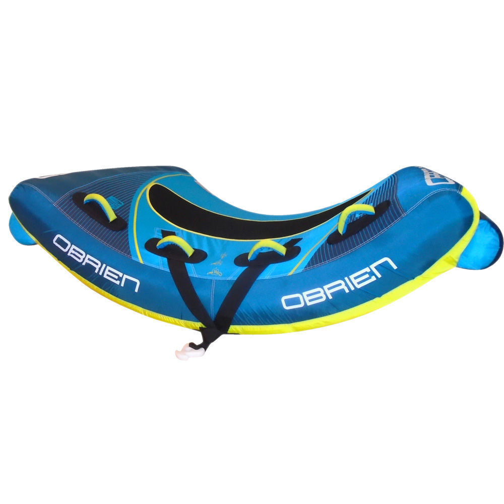 O'Brien New U Towable Tube for 2 Riders - Heavy Duty Inflatable Water Tube for Boating, Lakes & Beach Fun - Perfect for Summer Water Sports & Family Adventures