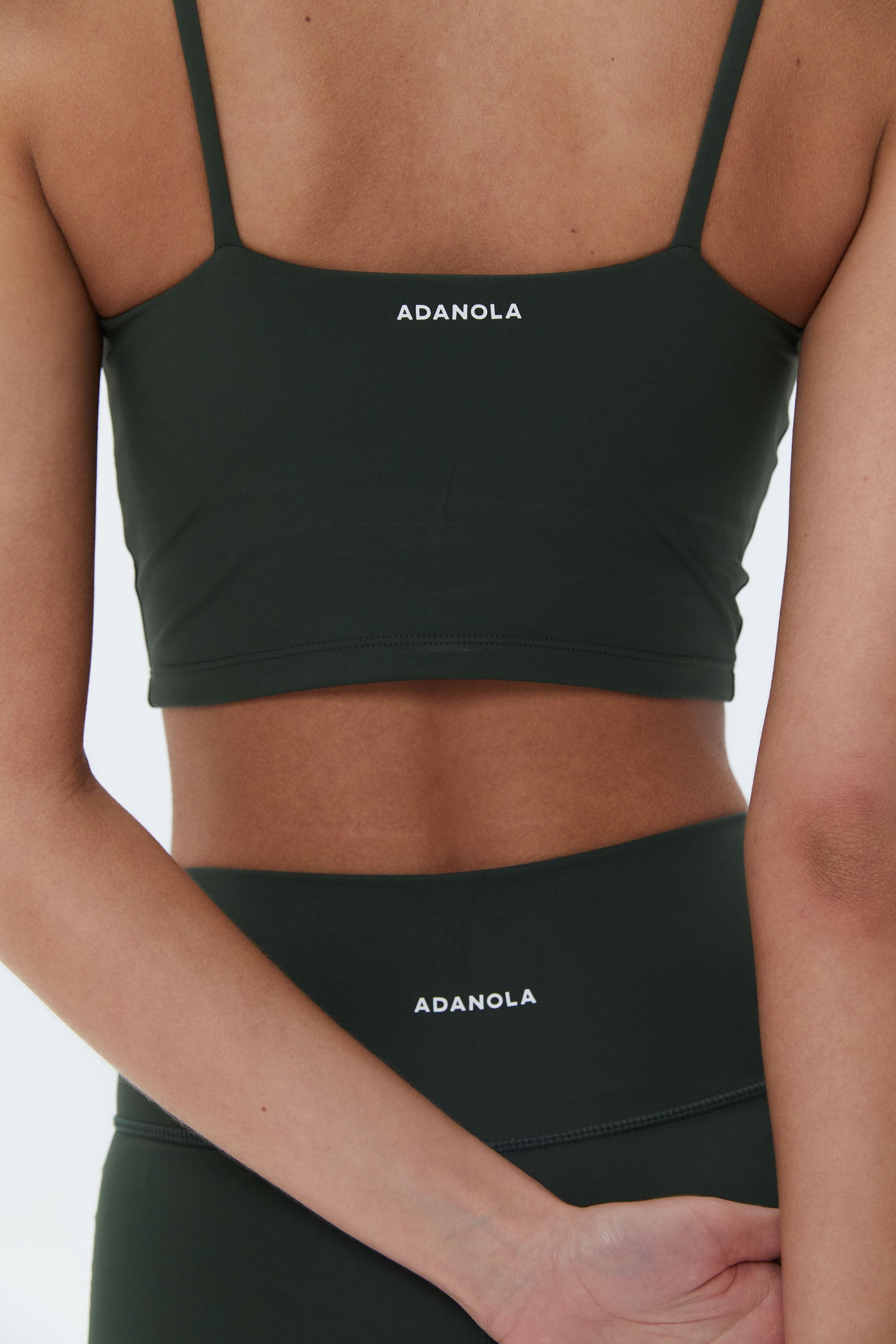 Ultimate Tank Bra for Women - Dark Olive Green | Comfortable Seamless Sports Bra for Yoga, Gym & Activewear