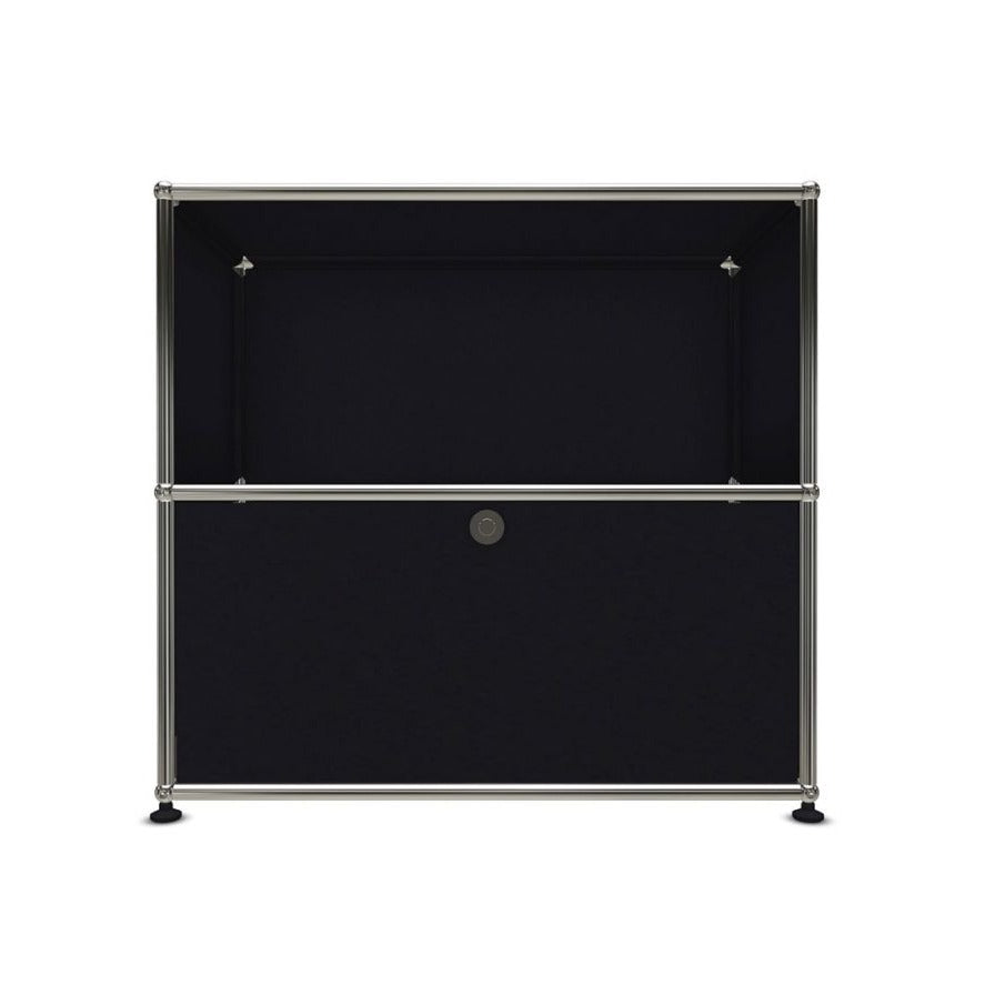 Haller Sideboard with 1 Door on Bottom Tier - Modern Storage Cabinet for Living Room, Dining Room, or Entryway