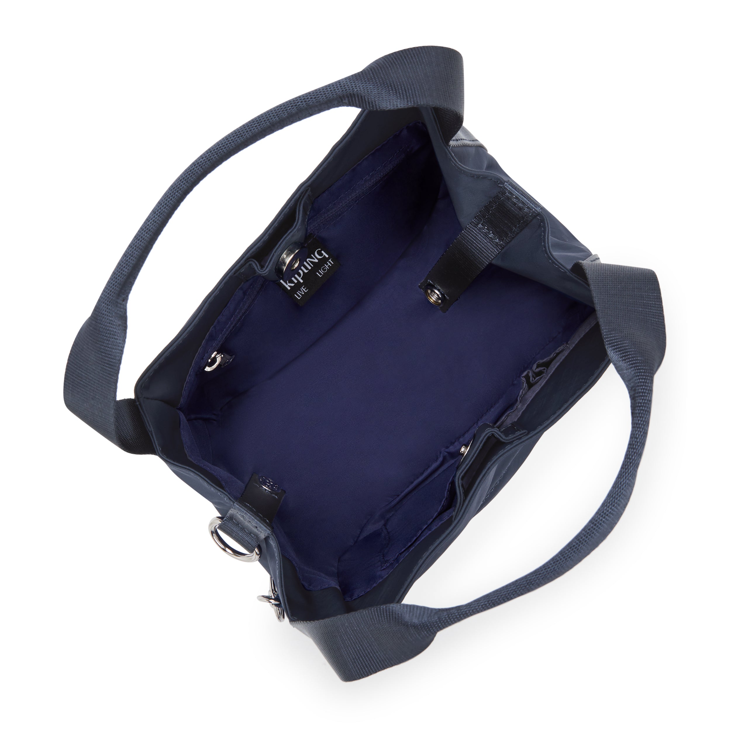 Kipling Bahar Satin Shoulder Bag for Women - Lightweight Crossbody Purse with Adjustable Strap, Endless Blue F24 - Perfect for Work, Travel & Everyday Use