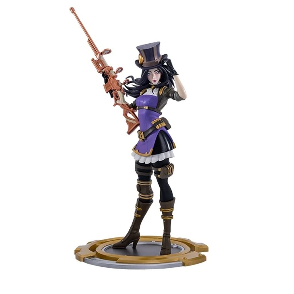 League of Legends Caitlyn Action Figure - 11.2in Realistic Doll Model | Perfect Gift for Gamers & Collectors