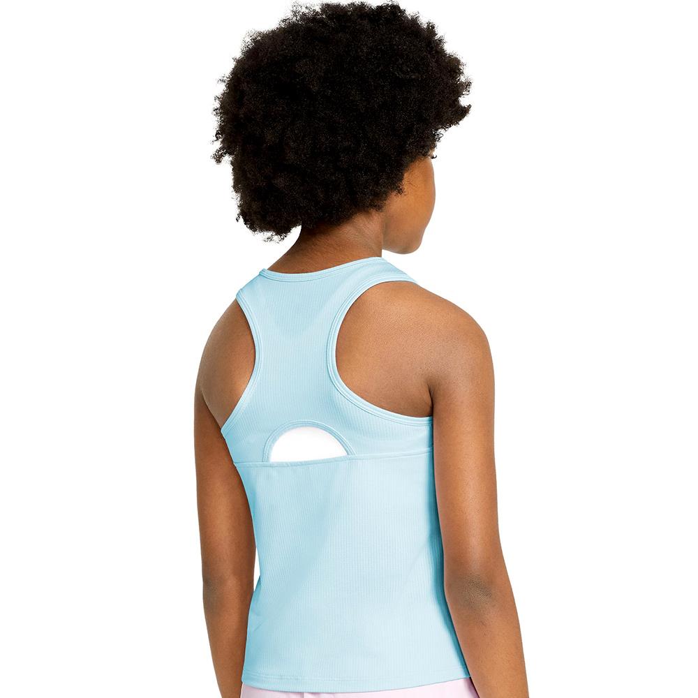 Nike Girls Victory Tank Top - Glacier Blue | Breathable & Comfortable Athletic Shirt for Running, Yoga & Workouts