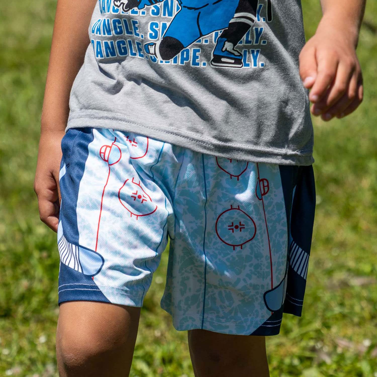 ChalkTalkSPORTS Hockey Performance Shorts for Youth & Adults - Breathable, Lightweight Hockey Rink Shorts for Training & Games