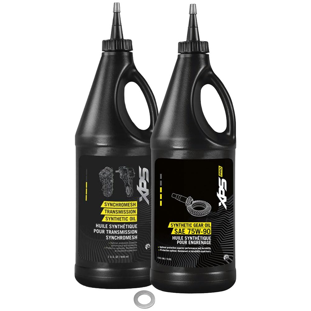 Can-Am Maverick 1000 X mr DPS 2015-2018 TUSK Drivetrain Oil Change Kit with Can-Am Oil – Complete Maintenance Kit for Off-Road UTV Performance & Durability