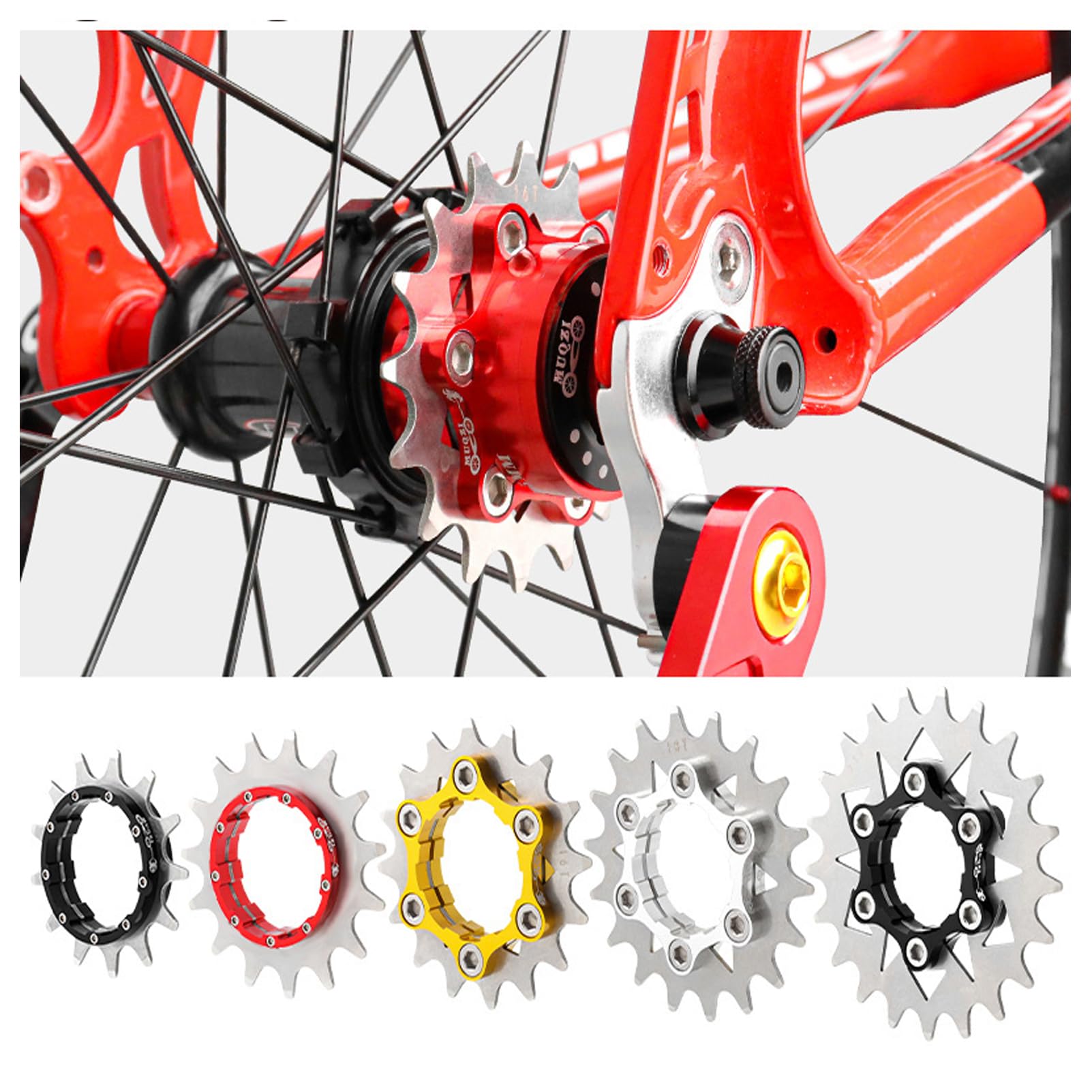 Single Speed Bike Conversion Kit - 12T to 22T Cassette with Spacers for Road & Fixie Bikes | Perfect for Urban Commuting & Track Cycling
