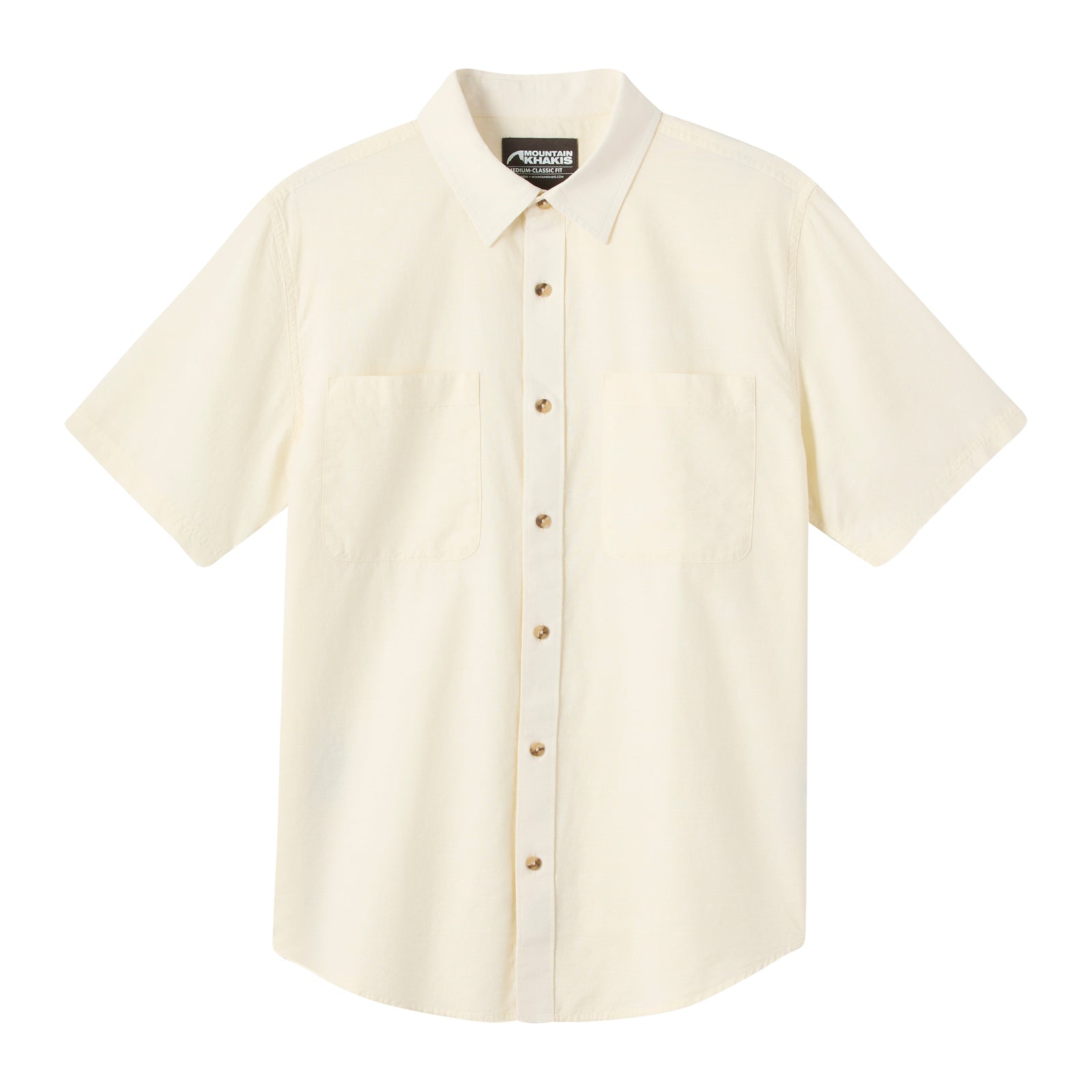 Bowman Men's Casual Short Sleeve Woven Shirt - Breathable Summer Button Down Shirt for Outdoor Activities, Travel & Office Wear