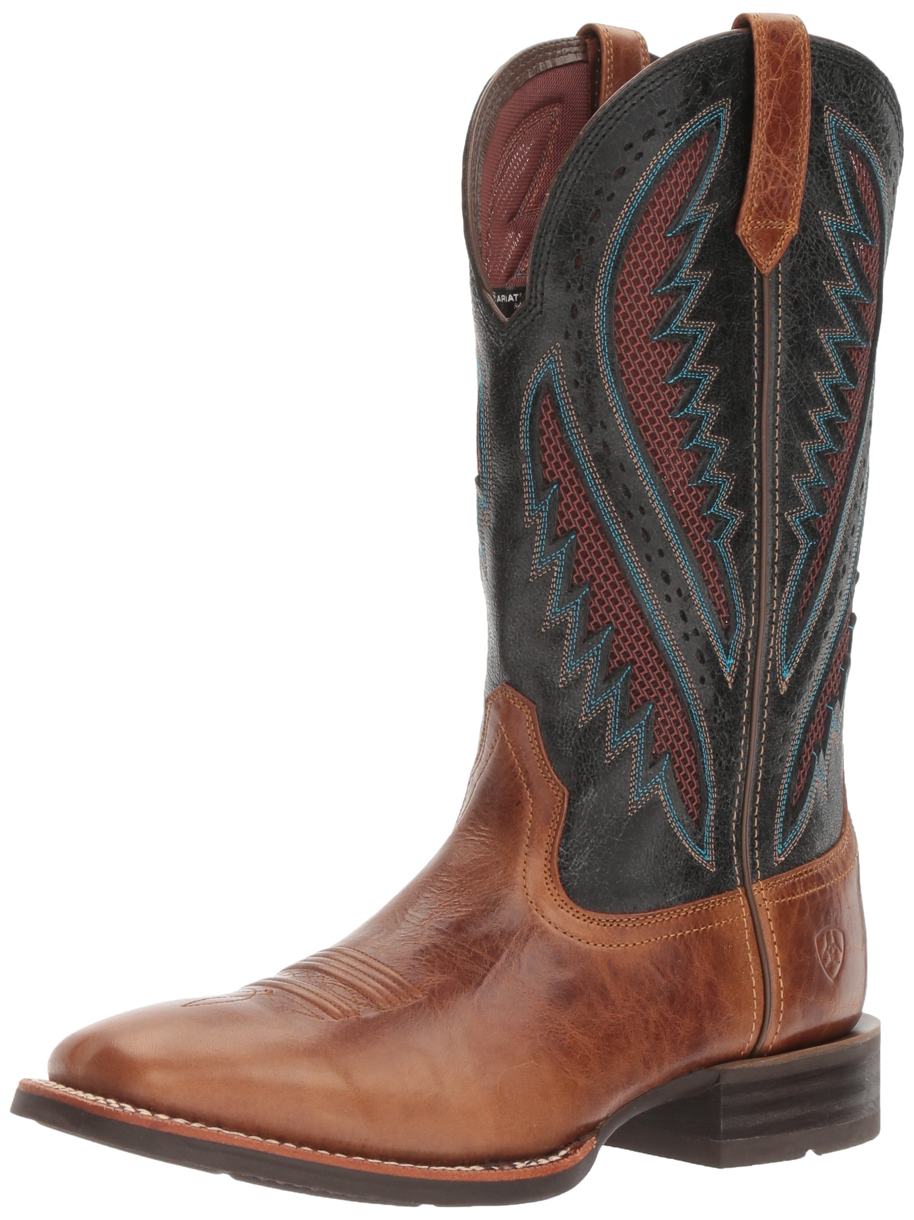 Ariat Quickdraw VentTEK Western Boot for Men - Breathable Mid-Calf Cowboy Boots for Riding & Work | Durable Comfort for Ranch, Rodeo & Outdoor Activities