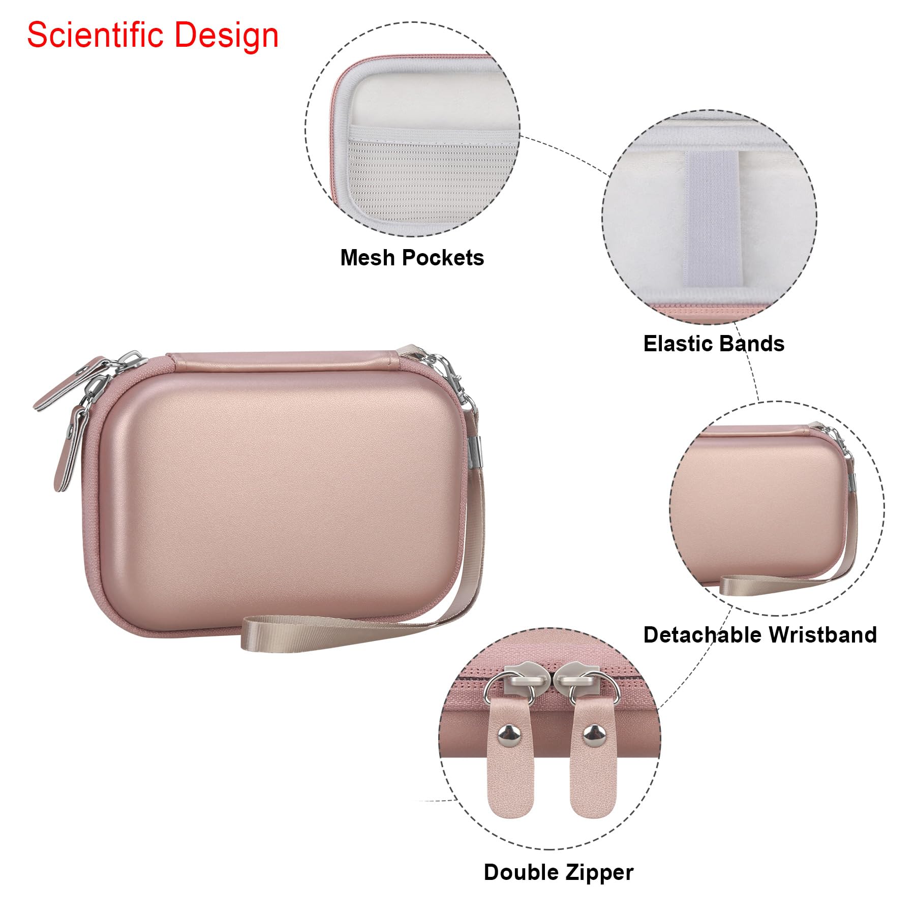 Elonbo Travel Protective Carrying Case for HP Sprocket Portable 2x3