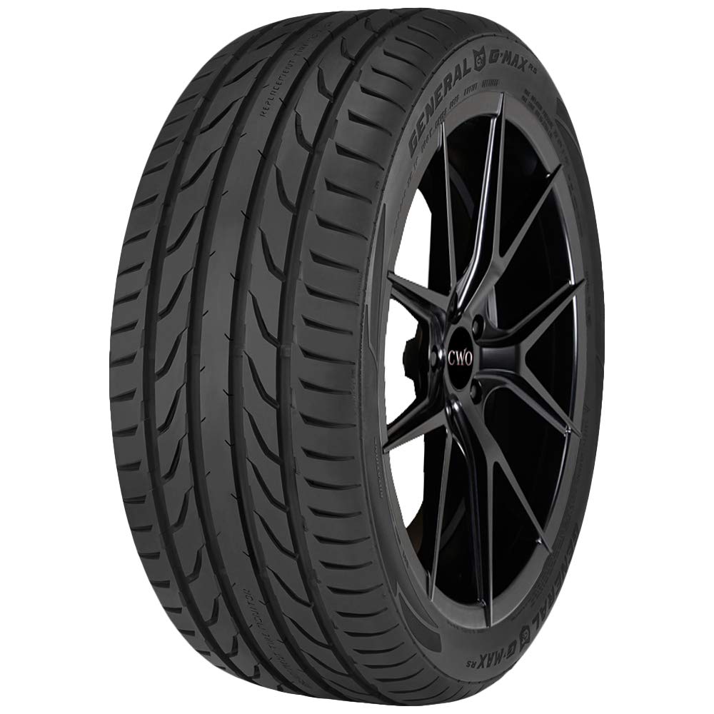 General GMAX RS High Performance Radial Tire - 245/40ZR17 91W Speed Rating - Ultra Grip for Sports Cars & High-Speed Driving