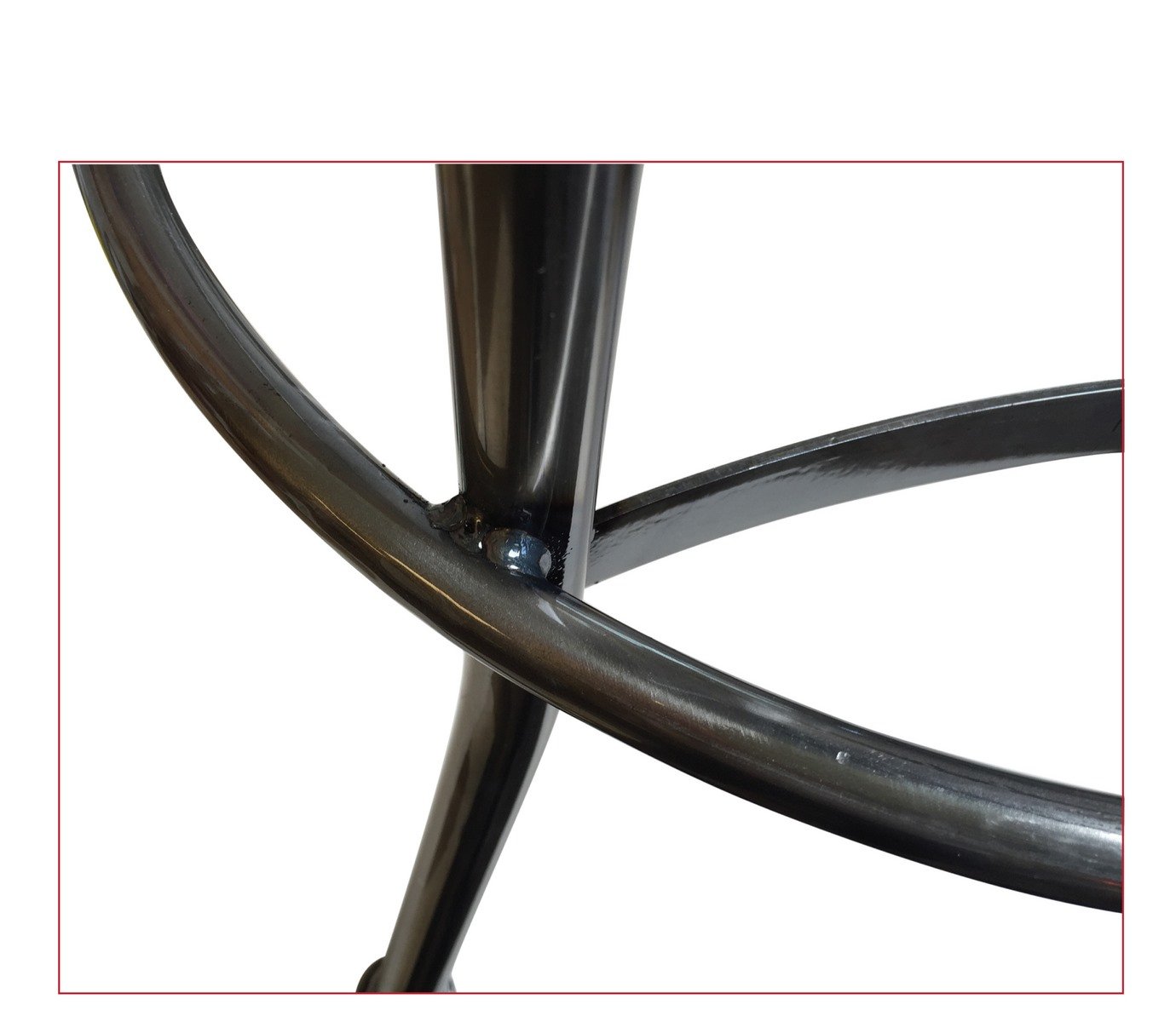 Adjustable Industrial Stool with Clear Coat Finish & Distressed Hardwood Seat - Heavy Duty Bar Stool for Workshop, Garage, or Home Office
