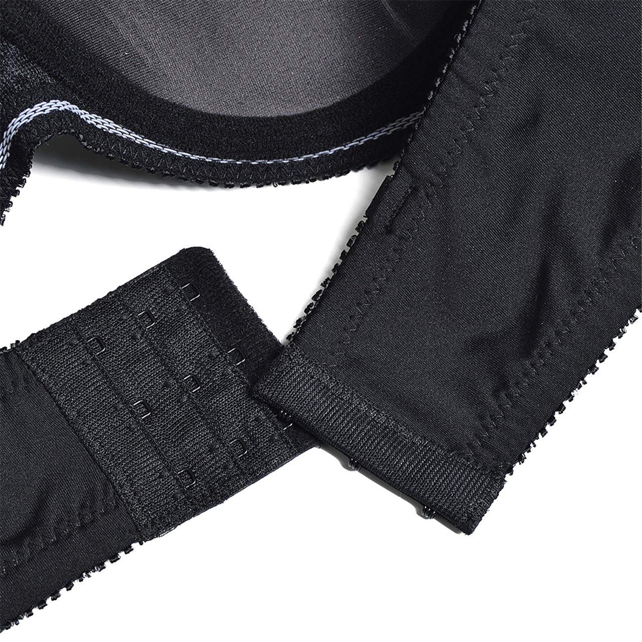 YANDW Strapless Convertible Push Up Bra - Heavy Padded Lift & Support - Adds 2 Cup Sizes - Multiway T-Shirt Bra for Wedding, Evening Wear & Everyday Comfort