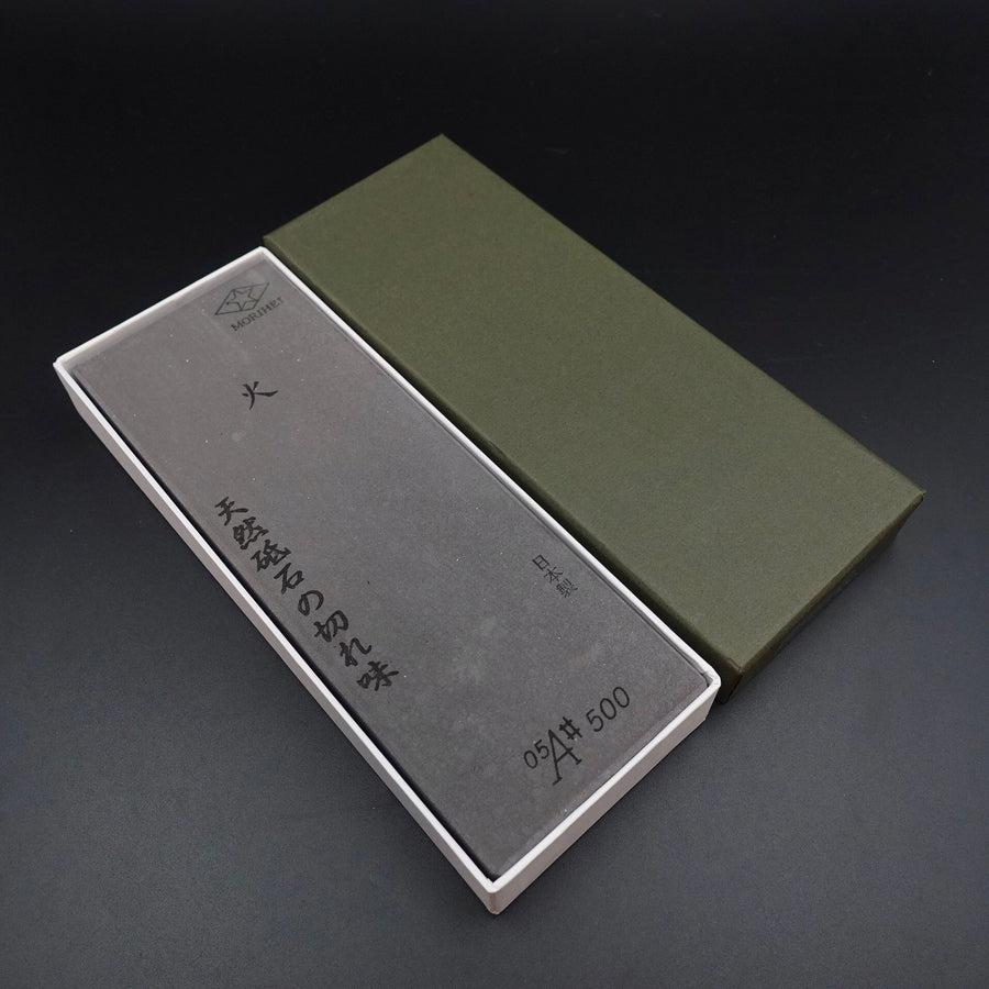 Premium 500 Grit Natural Whetstone - Professional Knife Sharpening Stone for Kitchen, Hunting & Outdoor Tools - Perfect for Chefs, Butchers & DIY Enthusiasts