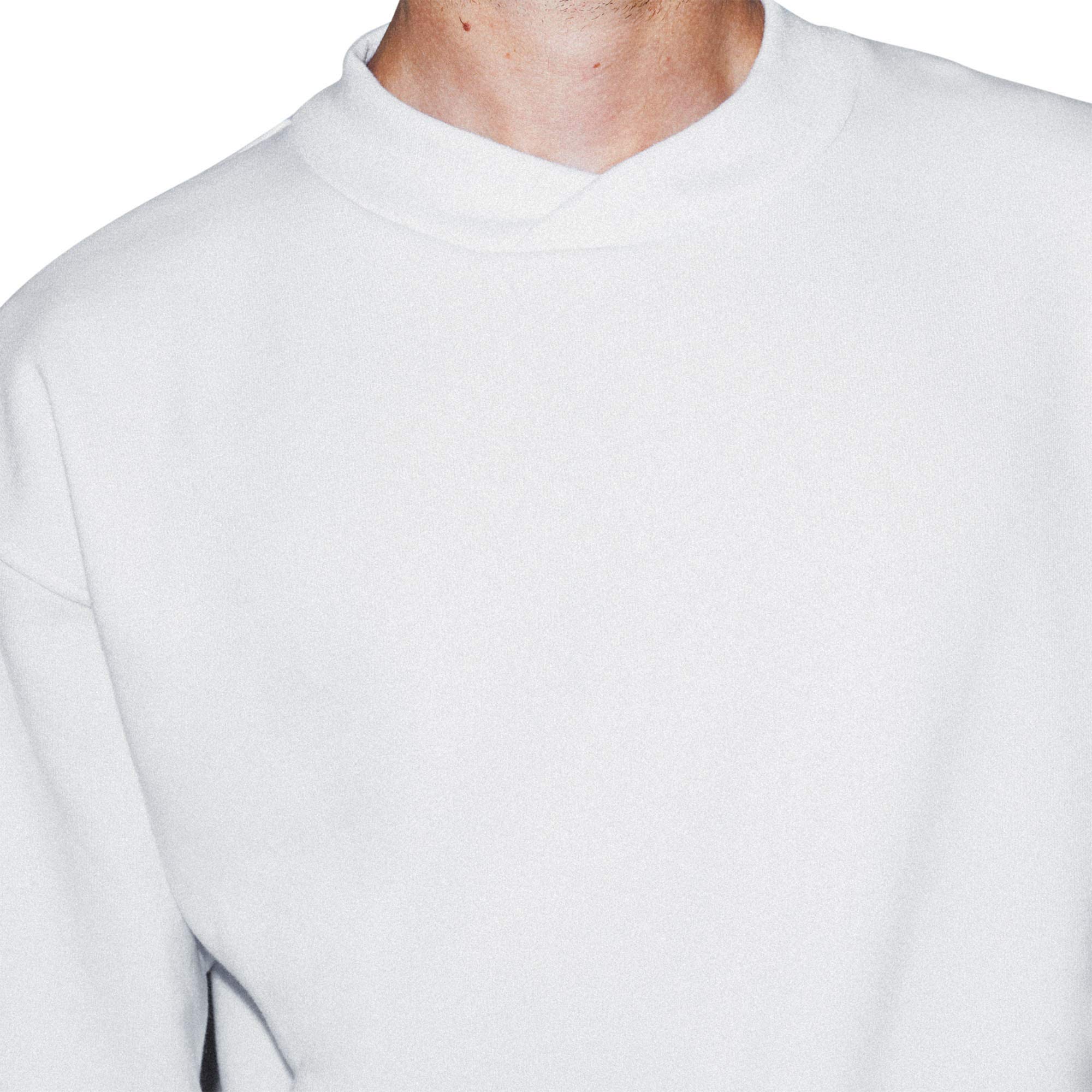 American Apparel Men's Flex Fleece Crossneck Long Sleeve Pullover Sweatshirt - Soft Comfortable Casual Wear for Gym, Work & Everyday Outfits