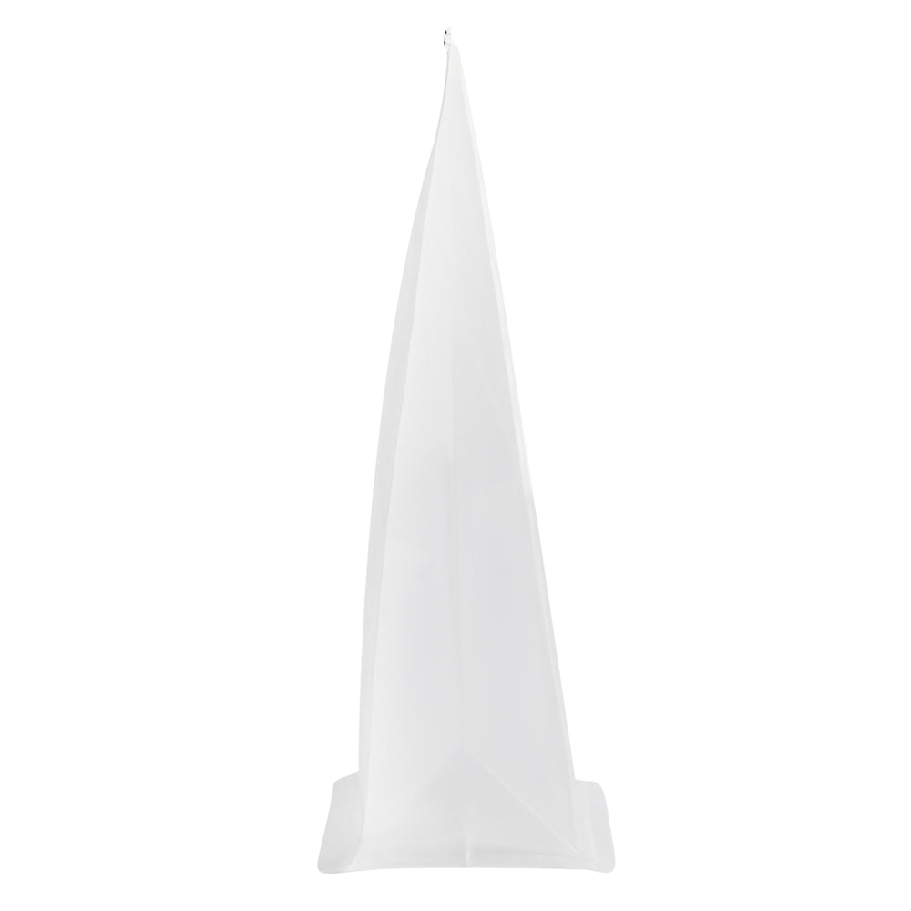 Premium White Cotton Paper Tin Tie Bags with Clear Window - 5
