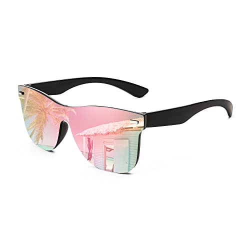 Black Frame/Pink Mirror
